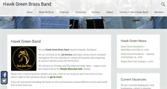 Desktop Screenshot of hawkgreenband.co.uk
