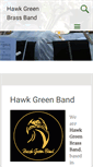 Mobile Screenshot of hawkgreenband.co.uk